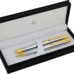 Steelpen 800-4TV Serra Altın Krom Tükenmez-Versatil Kalem Seti