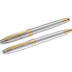 Steelpen 8698 Global Altın Dolma-Tükenmez Kalem Seti