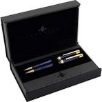 Steelpen Carens Serisi P266 Gold Mavi Gold Tükenmez Kalem+Versatil Kalem - Ana Renkler