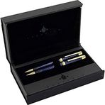 Steelpen Carens Serisi P266 Gold Mavi Gold Tükenmez Kalem+Versatil Kalem