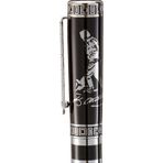 Steelpen Clkpen ZPÖ01 Atatürk Silüetli Dolma Kalem+Roller Kalem Gümüş