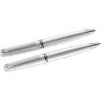 Steelpen Planet Serisi 0022TV Mat Krom Tükenmez Kalem+Versatil Kalem - Ana Renkler