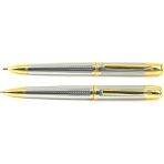 Steelpen Serra Mini Tükenmez & Versatil Kalem Seti Krom Altın 800-4PM