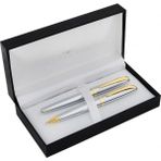 Steelpen Stellpen Truva Dolma & Tükenmez Kalem Seti Krom Altın 0167DT
