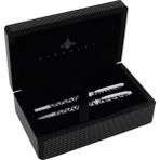 Steelpen World Dolma &tükenmez Kalem Seti Krom Siyah Taşlı 272