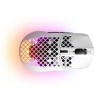 Steelseries Aerox 3 Kablosuz Snow TrueMove Air Optik Sensör Ultra Hafif Gaming Mouse Beyaz