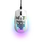 SteelSeries Aerox 3 Snow - Ultra Hafif Gaming Mouse - 8,500 CPI TrueMove Core Optik Sensör - Suya Dayanıklı - Siyah (outlet)
