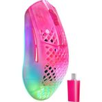 Steelseries Aerox 3 Wireless Gen 2 - Magenta Haze 4K Kablosuz Gaming Mouse - Kırmızı