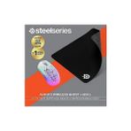 Steelseries Aerox 3 Wireless Ghost + Qck Large Mouse Pad - Beyaz