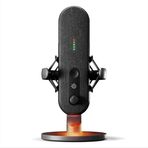 SteelSeries Alias PC için USB Mikrofon—Oyun, Canlı Yayın ve Podcast’ler için 3 Kat Daha Büyük Kapsül—Yayıncılara Ses Yazılımı için Sonar—Yapay Zeka Gürültü Engelleme—LED Sessize Alma ve Düzey İzleme
