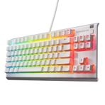 SteelSeries Apex 3 TKL Türkçe Gaming Klavye Tenkeyless, 8 Bölge RGB Aydınlatma Türkçe QWERTY - Beyaz