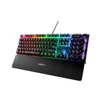 Steelseries Apex 5 Usb Kablolu RGB Işıklı Hibrit Blue Switch Mekanik Oyuncu Q Klavye Siyah