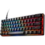 Steelseries Apex Pro Mini Gen 3 Omnipoint 3.0 Hipermanyetik Switch Rgb Mekanik Kablolu Oyuncu Klavyesi (Uk) - Siyah