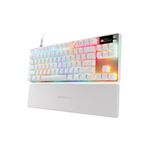 SteelSeries Apex Pro TKL Gen3 OmniPoint 3.0 HiperManyetik Switch RGB Mekanik Kablolu Oyuncu Klavyesi (UK)- Beyaz