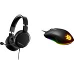 SteelSeries Arctis 1 Kulaklık+Rival 3 Mouse Bundle