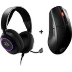 Steelseries Arctis Nova 3 Multi-System Oyuncu Kulakligi + Rival 3 Wireless Ve Bluetooth Optik Oyuncu Mouse