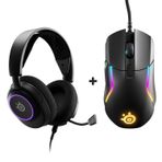 Steelseries Arctis Nova 3 Multi-System Oyuncu Kulakligi + Rival 5 Rgb Optik Gaming Oyuncu Mouse