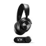 SteelSeries Arctis Nova Pro Wireless Multi-Platform Gaming Kulaklık, Hi-Fi Ses Sürücüleri, Aktif Gürültü Giderme - Clearcast Gen2 Mikrofon - PC, PS5, PS4, Switch, Mobil Siyah