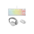 STEELSERIES POWER UP KLAVYE MOUSE KULAKLIK SET-BEYAZ