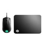 SteelSeries Rival 3 Kablolu Oyuncu Mouse + Qck Mouse Pad