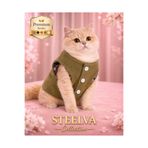 STEELVA Yeşil Rengi Polar Kedi & Köpek Yeleği Pet Kıyafeti