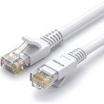 Steep Solid Cat6 Ethernet Kablosu RJ45 Yüksek Hızlı Internet Beyaz Kablo 1000MBPS Gigabit RJ45 Kablo Modem Router Pc Smart Tv - 5 Metre