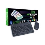 Steep Solid Magic Şarjlı Bluetooth Klavye - Mouse Set siyah