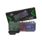 Steep Solid Mekanik Hisli Bilek Destekli Kablolu Rainbow Işıklı Oyuncu Klavye ST-K700