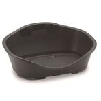 Stefanplast No:3 Koyu Gri 80.5x55x32 cm Sleeper Sert Plastik Kedi ve Köpek Yatağı