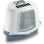 Stefanplast Sprınt Corner Plus Mavi/beyaz Kedi Tuvaleti 40X56X40CM Dsdrn - 37 x 40 x 40 cm - Kırmızı