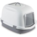 Stefanplast Super Queen Beyaz-Gri 55x71x46 cm Kedi Tuvaleti