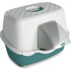 Stefanplast Tres Chic 56x54.5x39 cm Beyaz Yeşil Kedi Tuvaleti