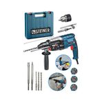 Steiner 4000 W Profesyonel Darbeli Kırıcı Delici + Uç 5 Adet + Mandren