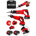 Steiner Alman 128 Vf 10 Ah Kömürsüz Motor Kemik Ahşap Akülü Testere Kırmızı Demir Kesme Makinesi