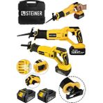 Steiner Alman 128 Vf 10 Ah Kömürsüz Motor Kemik Ahşap Akülü Testere Sarı Demir Kesme Makinesi