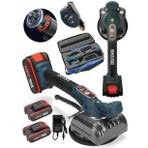 Steiner Alman 128 VF Metal Şanzıman Lithium Çift Akülü Fayans Cam Karo Döşeme Vantuz Makinesi Çantalı