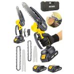 Steiner Alman 148 Vf 10 Ah %100 Kömürsüz Motor Akülü Dal Kesme Budama Testere Bıçkı Makinesi 15 cm Sarı