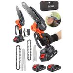 Steiner Alman 148 Vf 10 Ah %100 Kömürsüz Motor Akülü Dal Kesme Budama Testere Bıçkı Makinesi 15 cm Turuncu