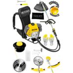 Steiner Alman 16 Hp Tam Profesyonel Sırt Tipi Benzinli Tırpan Ot Çalı Çim Biçme Makinesi + Canavar Başlık