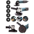 Steiner Alman 3000 W Profesyonel Sjs Metal Şanzuman Avuç İçi Taşlama Makinası 125 Mm + 5 Adet Taş