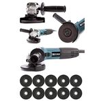 Steiner Alman 3000 Watt Professional 125 Mm Sjs Metal Şanzuman Avuç İçi Taşlama Makinesi + 10 Adet Taş