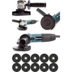 Steiner Alman 3000 Watt Professional 125 mm Sjs Metal Şanzuman Avuç Içi Taşlama Makinesi + 10 Adet Taşalman 3000 Watt Professional 125 mm Sjs Metal Şanzuman Avuç Içi Taşlama Makinesi + 10 Adet Taş