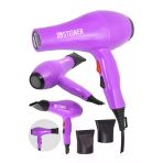 Steiner Alman 3400 Watt Profesyonel Saç Kurutma Makinesi Fön Makinesi Ac Motor Ms-9001 Pembe + 2 Adet Başlık