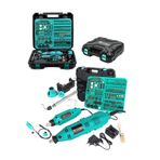 STEİNER Alman 460 Watt 352 Parça 60.000 Rpm 6 Kademe Devir Ayarlı Hobi Gravür Seti Mini Taşlama Makinesi