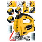 STEINER Alman 4600 W Lazerli Sjs Metal Şanzuman 6 Kademe Devirli Pandül Ayarlı Dekupaj Testere Makinesi 10Uç