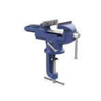 Steiner Alman 50 mm Dönerli Örslü Özel Alaşımlı Paslanmaz Dövme Çelik Mini Masa ve Tezgah Mengenesi Mavi