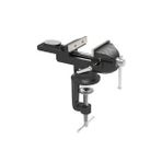 Steiner Alman 60 mm Dönerli Örslü Özel Alaşımlı Paslanmaz Dövme Çelik Mini Masa ve Tezgah Mengenesi Siyah