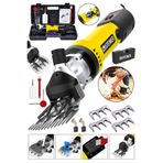 STEİNER Alman 9900 W Devir Ayarlı Çift Soğutmalı Koyun Kırpma Kırkma Makinesi + 4 Adet Üst Bıçak