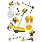 Steiner Alman S-9300 Yan Tipi Benzinli Motorlu Çalı Çim Ot Biçme Tırpanı Makinesi + Canavar Başlık