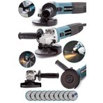 Steiner Germany Technology 2600 Watt Profesyonel 125 Mm Avuç İçi Spiral Taşlama Makinesi + 10 Disk